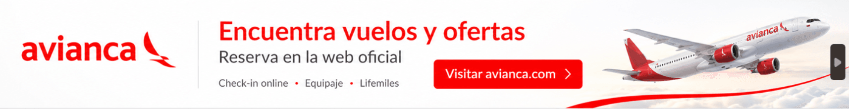 Avianca el mejor precio para tus vuelos a latinoamerica