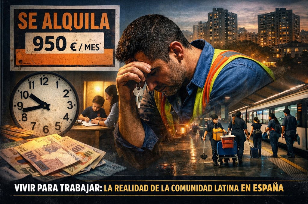 Vivir para trabajar: el precio que está pagando la comunidad latina en España
