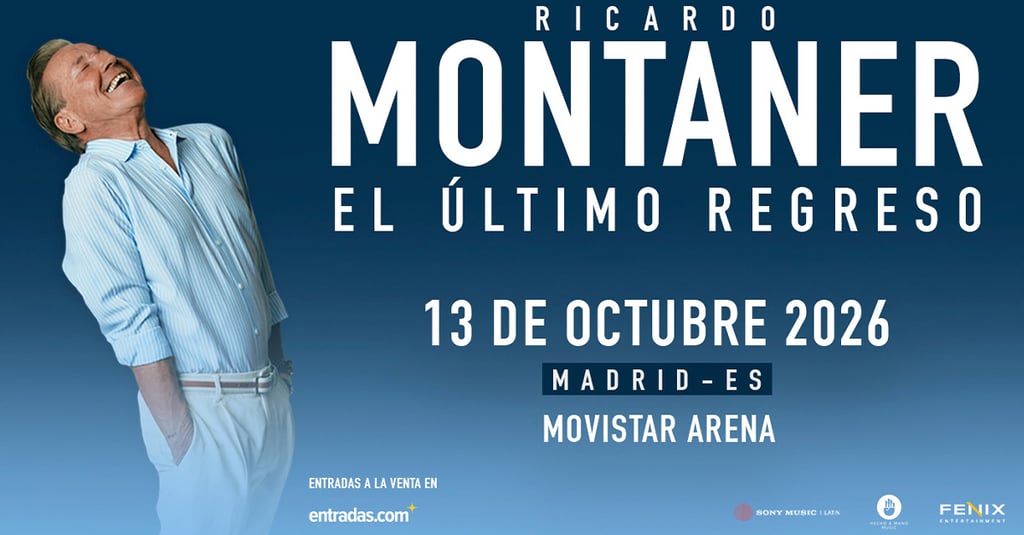 Ricardo Montaner llega al Movistar Arena de Madrid dentro de su gira mundial El Último Regreso