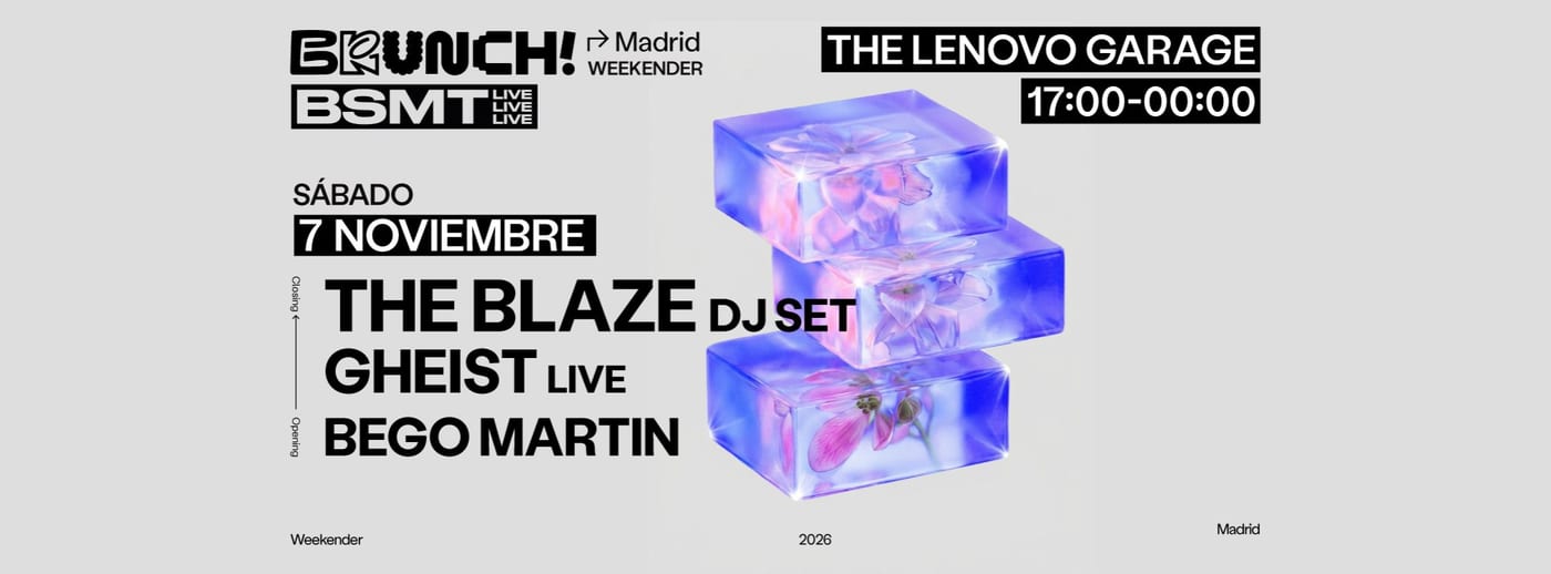 Brunch Electronik Madrid x BSMT LIVE 07.11 - The Blaze (DJ Set)