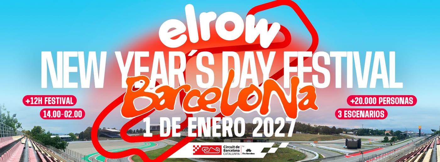 elrow New Year's Day Festival Barcelona 2027