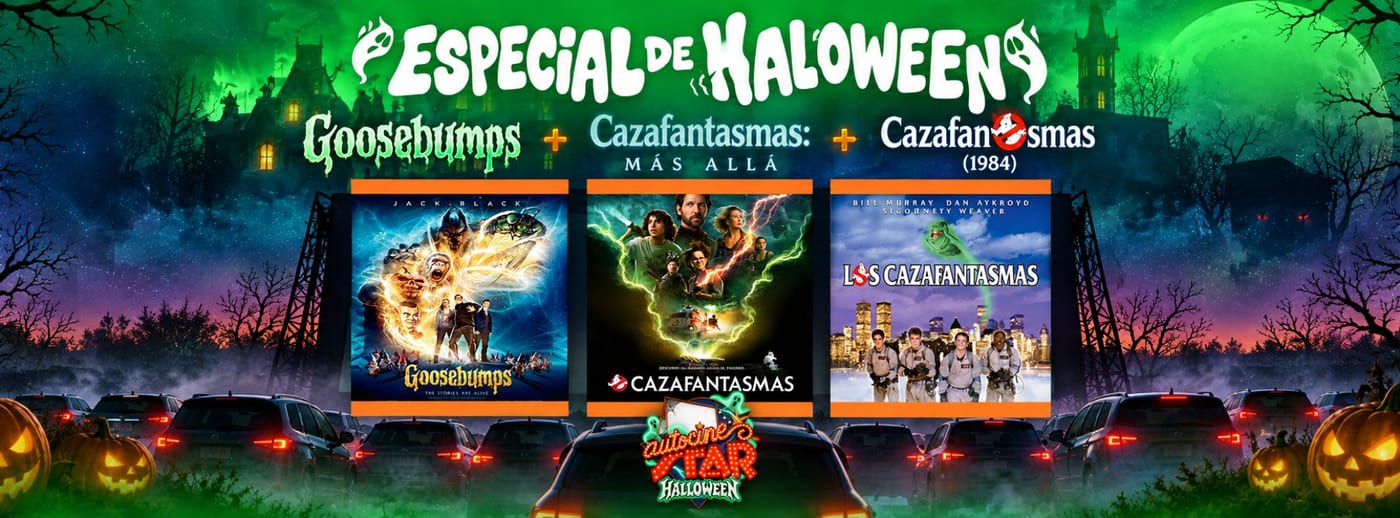 ESPECIAL HALLOWEEN: Goosebumps + Cazafantasmas: Más Allá + Cazafantasmas (1984)