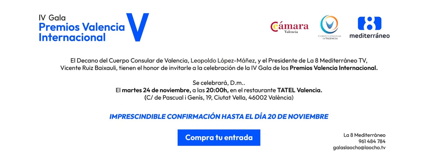 IV Gala Premios Valencia Internacional