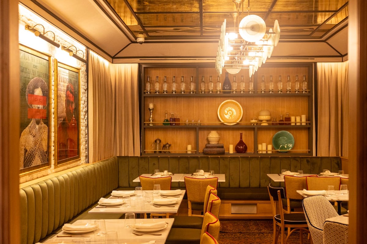 Fachada de La Única Madrid, restaurante mexicano en Salamanca, Madrid, con su ambiente acogedor — foto oficial del restaurante